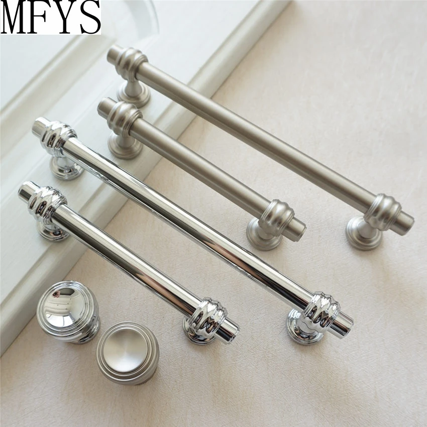 

3.75'' 6.3'' Modern Handles Door Pull Knobs Polished Chrome Drawer Pull Handles Dresser Pulls Kitchen Cabinet Knob Handle