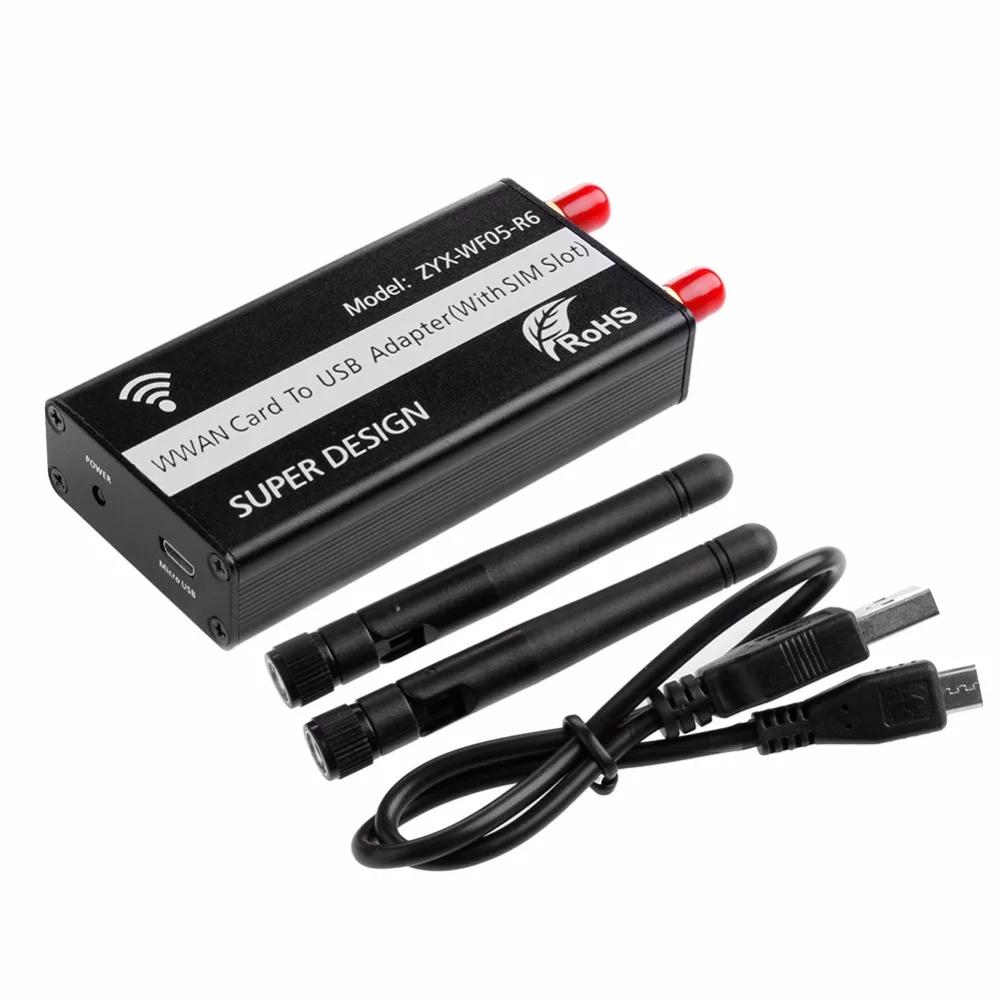 

Mini PCI-E PCI-Express to USB Adapter With SIM Card Slot for WWAN/LTE Module