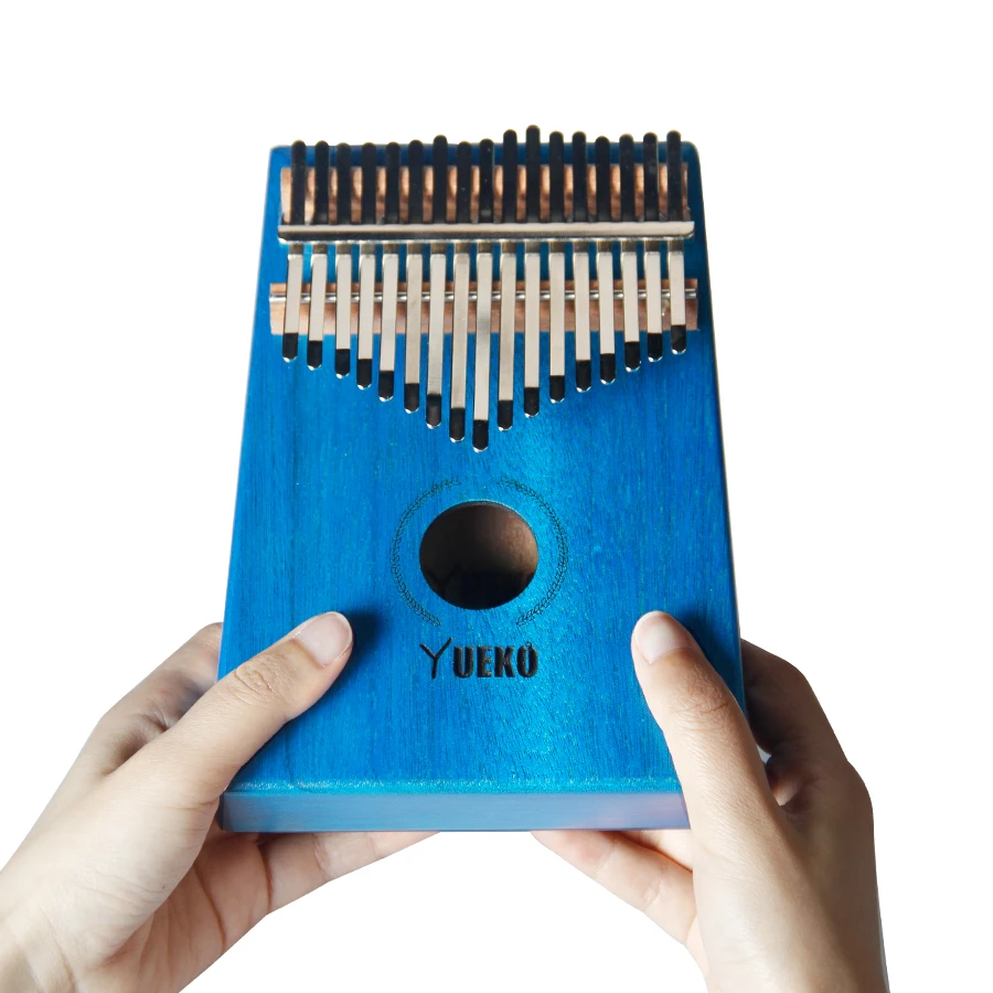  YUEKO Kalimba Professional 17 Key Thumb Piano Mahogany Kalimba Piano African Thumb Piano Music Gift Easy to Learn  