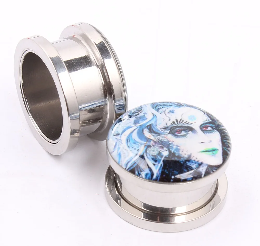 EFP027 Flesh Tunnel Schedel Body Piercing Piercing Daith Plug Oreille