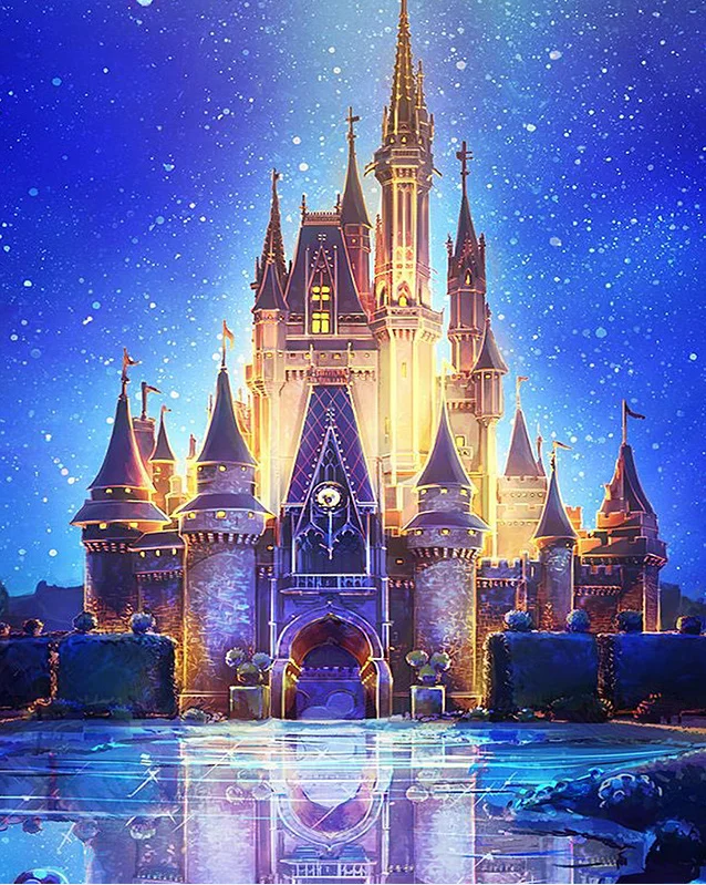 

Diamond Painting Castle Scenery Full Drill Rhinestone cross stitch kits handmade embroider Crafts Holiday gifts