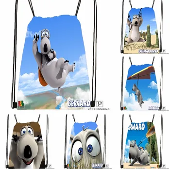 

Custom Animated Shorts Bernard Polar Drawstring Backpack Bag Cute Daypack Kids Satchel (Black Back) 31x40cm#180531-02-29