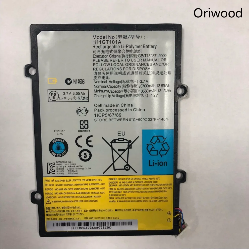 OriWood 3 7 V 3700 мА/ч L10C1P22/H11GT101A для Lenovo LePad A1 A1-07 Батарея | Мобильные телефоны и
