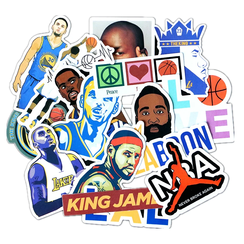 17 قطعة كرة السلة ملصقات نجم ليبرون جيمس كوبي براينت ملصق للماء PVC للهاتف زينة الدفتري المحمول 17 قطعة كرة السلة ملصقات نجم ليبرون جيمس كوبي براينت ملصق للماء PVC للهاتف زينة الدفتري المحمول