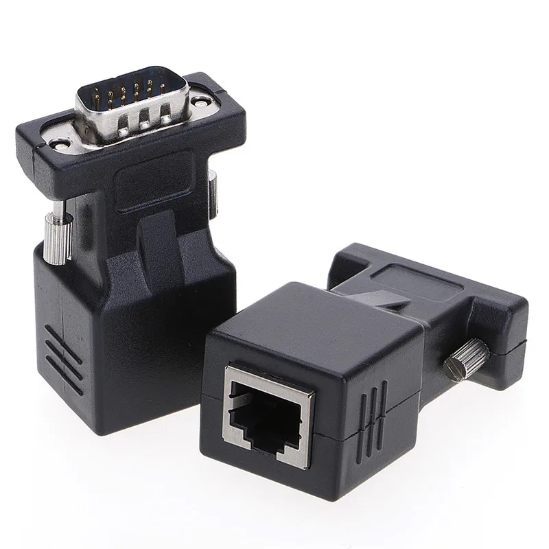 VGA Extender Male To LAN CAT5 CAT5e CAT6 RJ45 Network Cable Female