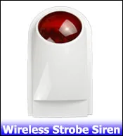 433MHz Wireless Strobe Siren Light Alarm Outdoor Waterproof Only For G4 / W123 / G50 / PG103 / W2B Wifi GSM Alarm System sos alert device