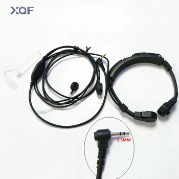 

Finger PTT Flexible Throat Mic Microphone Covert Acoustic Tube Headphone for Motorola T6200 T5600 2.5mm 1 Pin Radios