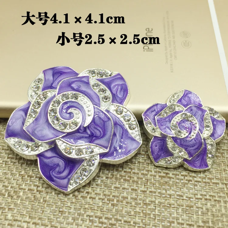 10 комплектов в лоте подвески из сплава виде цветка камелии для сотового