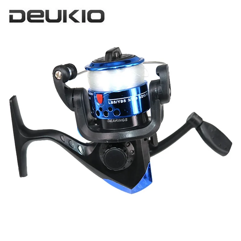 Mini Portable Ice Fishing Reel 5.2:1 Gear Ratio 3BB Plastic Winter Ice Spinning Reel Left Right Hand Fishing Gear Tool