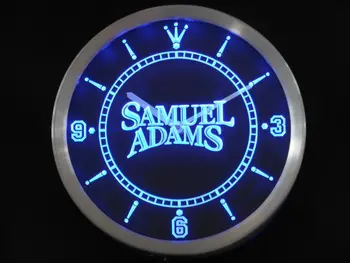 

nc0479 Samuel Adam Beer Neon Sign LED Wall Clock