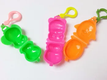 

100X plastic clip w/container holder Girls Kids Pocket Toys Birthday Party Favors Pinata Bag Filler Gag Lucky Draw Gift Cake top