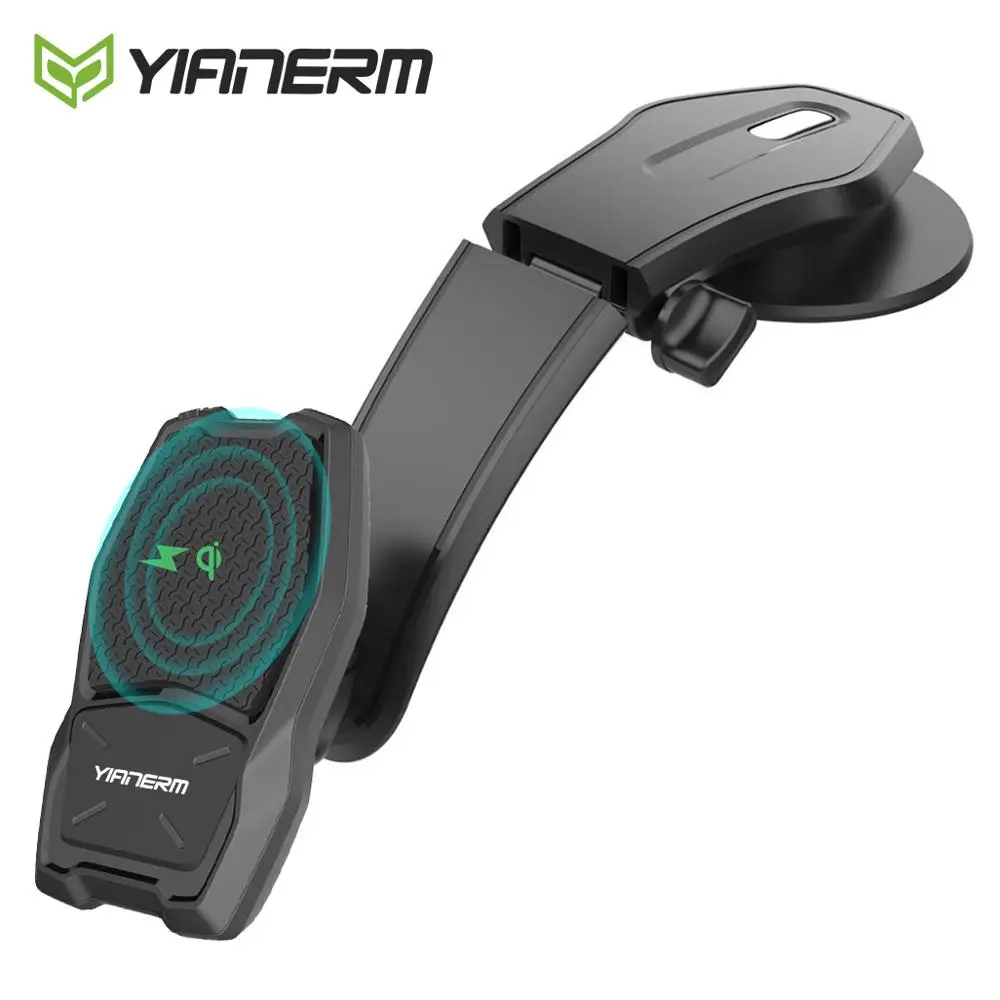 Беспроводной автомобильный держатель для телефона Yianerm магнитная подставка