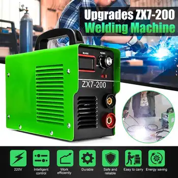 

Portable ZX7-200 220V 20A-200A MINI IGBT ARC Welding Machine Semi-Automatic Inverter LCD Soldering Tool
