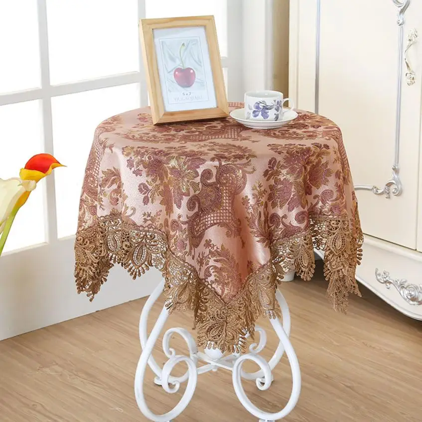 New Qualified Hot Sell Table Cloth Tablecloths Square Coffee Table With