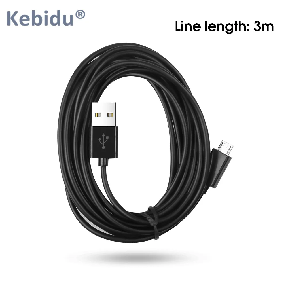 Kebidu 3 м удлиненное USB зарядное устройство игровой кабель Micro USB зарядное устройство кабель для sony Playstation PS4 Xbox one контроллер