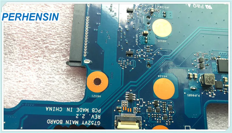  Original For Asus G752VY G752VT Laptop Motherboard i7 6700HQ CPU GTX980M Mainboard100% Work Perfect