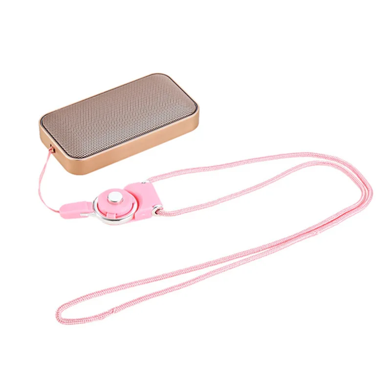 AMTERBEST BT207 Портативный беспроводной Bluetooth динамик мини металлическая музыкальная звуковая коробка Громкая связь открытый бас сабвуфер для смартфонов - Цвет: Rosegold