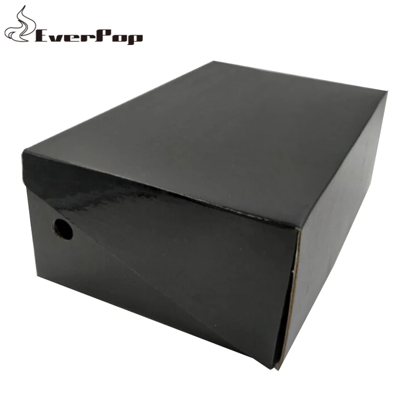 

100pcs Custom Printed Logo Shoe Box foldable Corrugated Paper Box for Packaging Shoe Can be Folding to Flat Shipping Storage