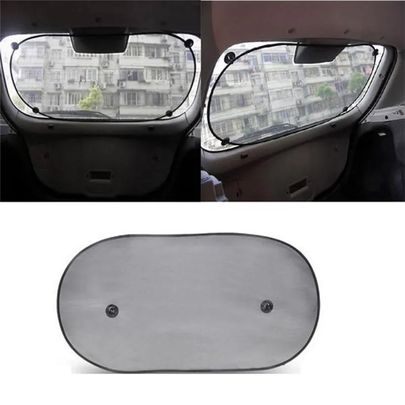 

Tech Car Rear Window Sunshade Sun Shade Cover Visor Mesh Shield Can be folded for rear windscreens effectively blocking sunl #F