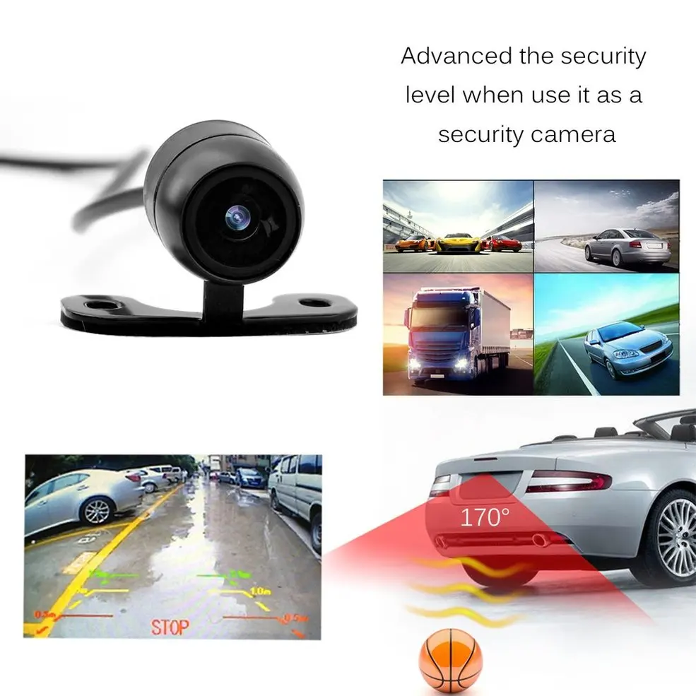

5PCS 170 Degree CMOS Anti Fog Waterproof Rear View Reverse Backup Camera