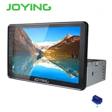 Joying Single 1 Din Universal Android Car Radio Audio Stereo Quad Core 10.1″ Big Screen HD GPS Navigation System Head Unit+OBD2