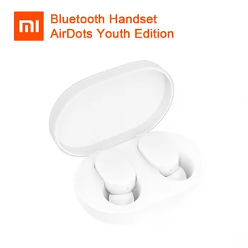 

New Xiaomi MIjia Airdots TWS Earphone Youth Version Bluetooth 5.0 Stereo Bass BT 5.0 Headphones Touch Control with Charging Box
