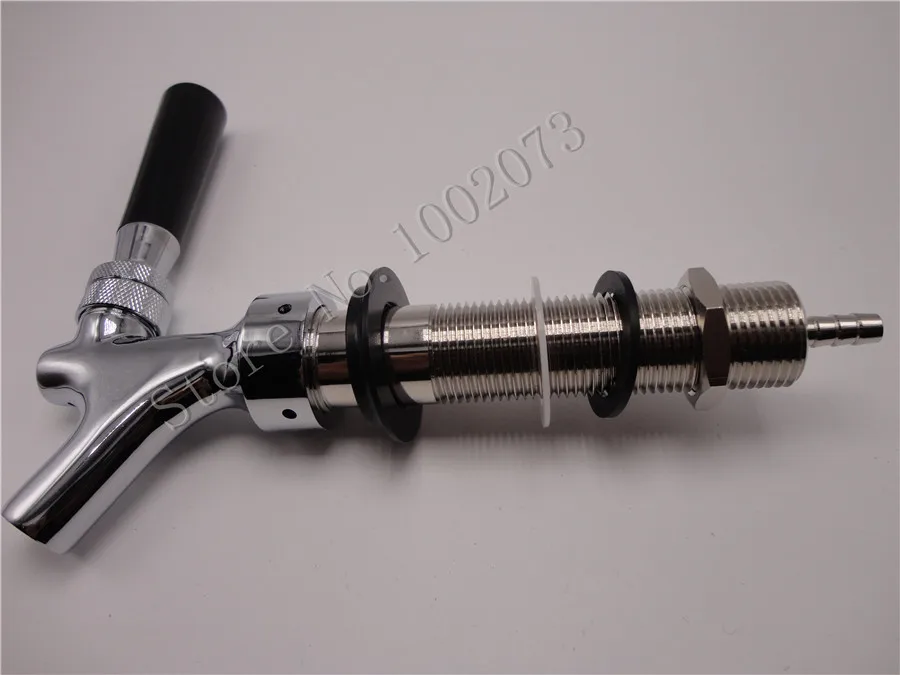 Draft Beer Faucet Kegerator tap Handle with 4 1/2" Shank Kit 3/16" bore