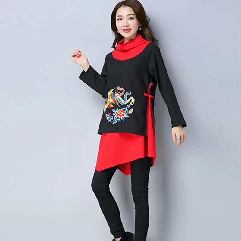 Традиционная китайская рубашка блузка Женский Восточный Чонсам Топ кимоно кардиган льняная Китайская традиционная одежда TA958
