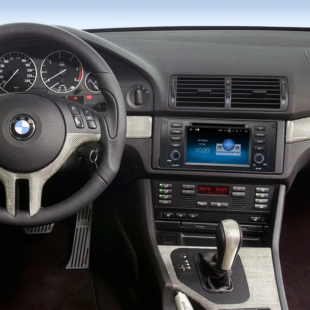 Sale Dasaita 7" 1DIN Car Multimedia Android 8.0 for BMW E46 M3 318i 320i 325i 328i DVD Player Autoradio Steering Wheel Control MP3 4
