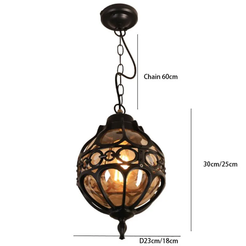 earth lamp size