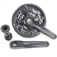 Shimano FC-MT210 170 мм кривошипный горный велосипед MTB 9/27s 44-32-22T велосипедный шатун