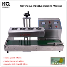 LX6000 автоматическое электромагнитной индукции фольги запайки, Нержавеющая сталь непрерывного индукционной Кепки герметик, 20-80 мм