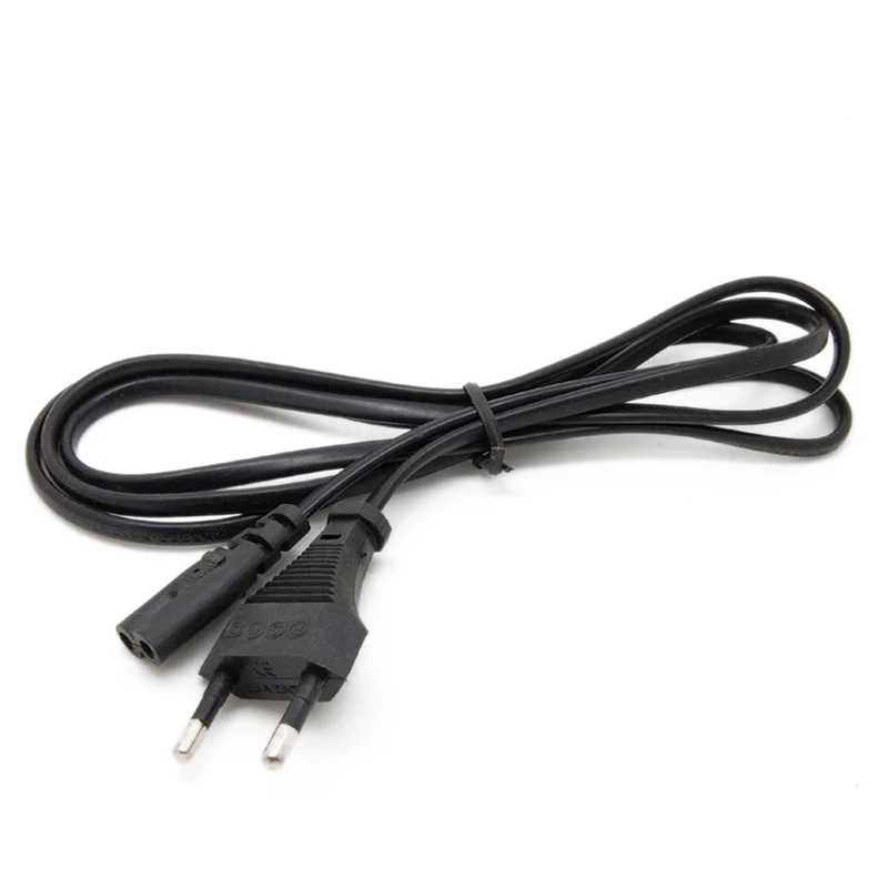 

EU Power Code Adapter Cord Cable Connectors Europe/EU 2 Pin 2-prong C43 AC Power Supplies