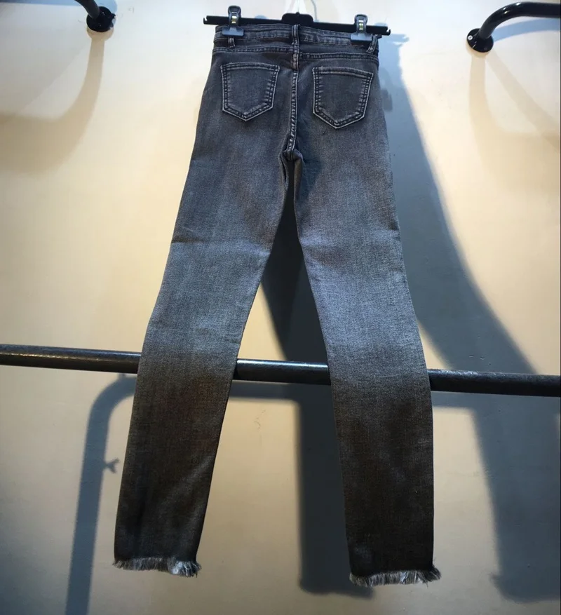 Новые тяжелые бар сверла очень повседневные спортивные штаны с высокой талией развивать нравственность тонкие эластичные джинсы трусики