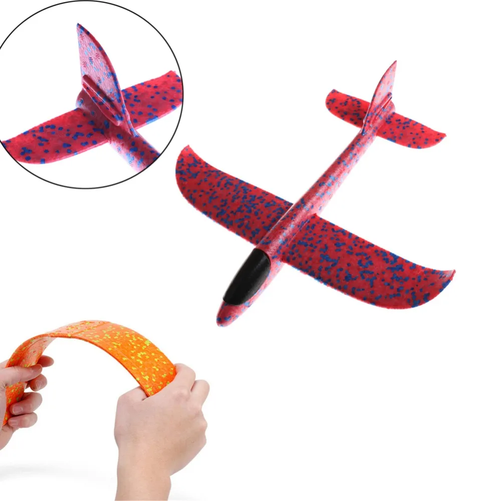 

EVA Aircraft Airplane DIY Outdoor Toys Kids Made Of Foam Plastic Hand Launch Throwing Glider Inertial Foam Airplane Plane Model