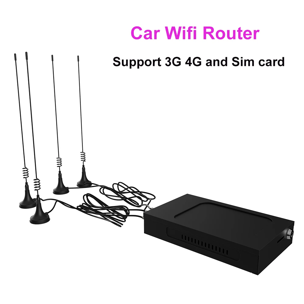 Cioswi WE1026 3G 4G Modem Openwrt Router With 2 WAN And 4*5dBi External Antennas 2.4Ghz Car Wifi Repeater Sim Card Slot | Компьютеры и