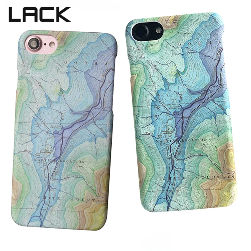 

LACK Cartoon Map Artistic Cover For iphone 5 Case For iphone 5S Capa Coque Slim Matte Hard Plastic Phone Cases New