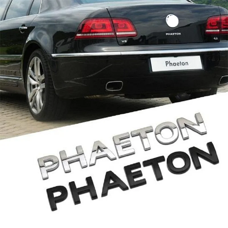 PHAETON хромированный крышка багажника значок Задняя эмблема|Эмблемы| |