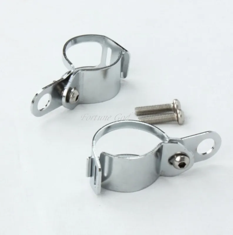 

For Paire Kit Clignotant Fourche Support Pied Fixation pr Moto 31mm 33mm 39mm