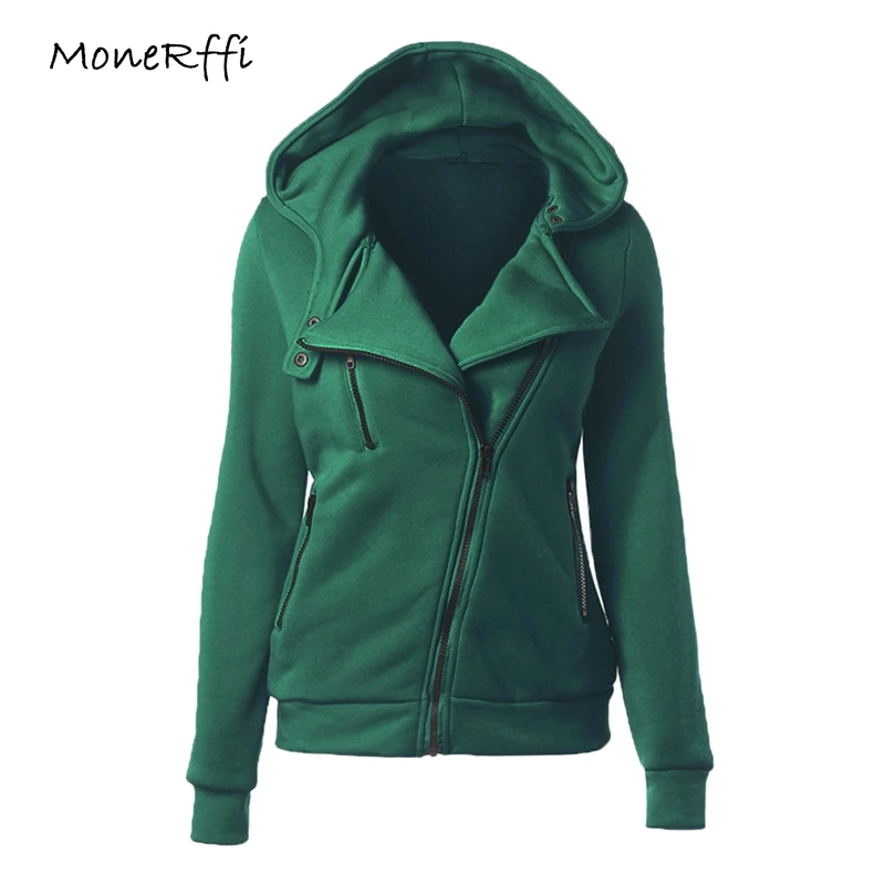 MoneRffi Women Autumn Hoodies Slim Sweatshirt Fashion