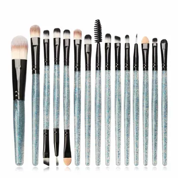 

2019 Super Soft Make Up Brushes 15 Pcs Set lips Eye Shadow Eyeliner Cosmetics Tools For Woman Foundation Brush Maquiagem Gift