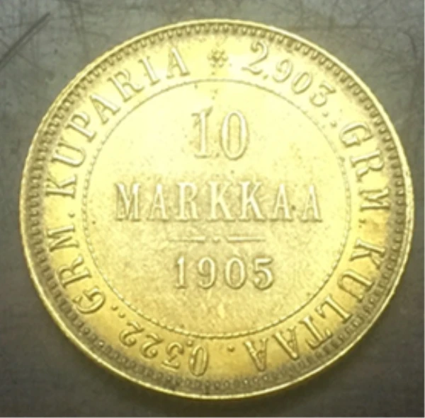 2 марки 1905 финляндия