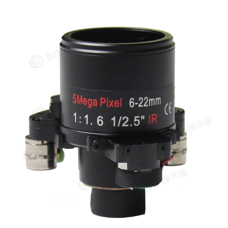 HD 5 0 мегапиксельная моторизованная варифокальная 6 22 мм зум объектив CCTV AHD IP