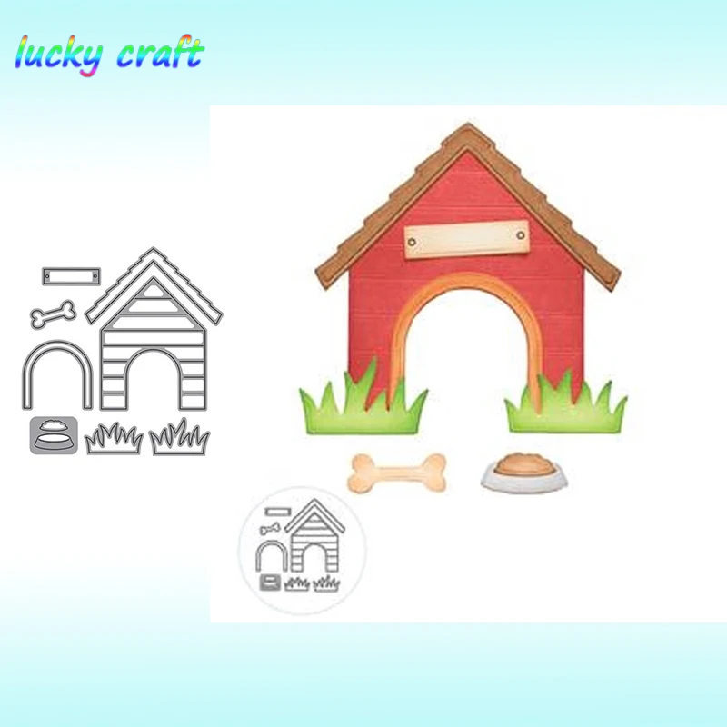 

Luck YCraft Small House set Metal Cutting Dies for DIY Scrapbooking Embossing Paper Cards Making Crafts Dies Cut 2019
