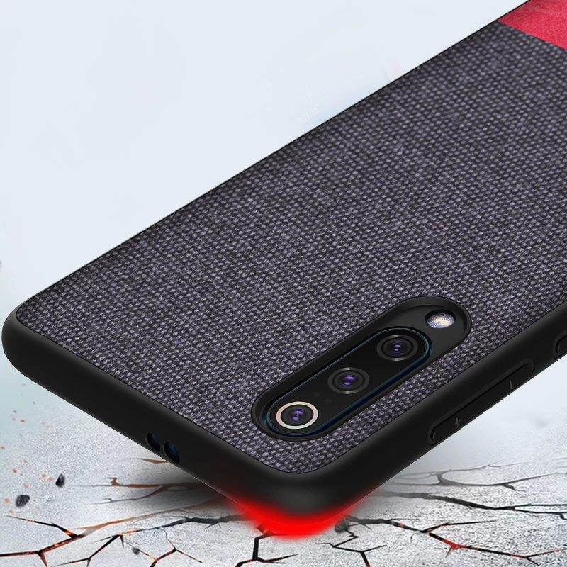 Для Xiaomi Mi 9 чехол ZROTEVE Силиконовый ТПУ Край холст задняя крышка модная ткань для 8 SE