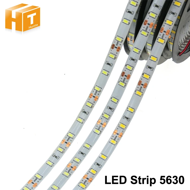 Светодиодная лента 5630 DC12 в 60 светодиодов/м 5 м/лот гибкая светодиодная RGB RGBW 5050.|5630