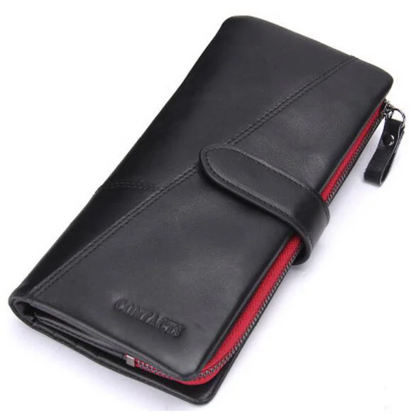 Luxury Brand Genuine Leather Men Wallet Multiple Cards Holder Clutch