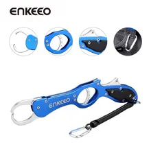 Enkeeo Fish Grip Portable Aluminum Alloy Fish Lip Gripper Grabber Fishing Tool Fishing Equipment