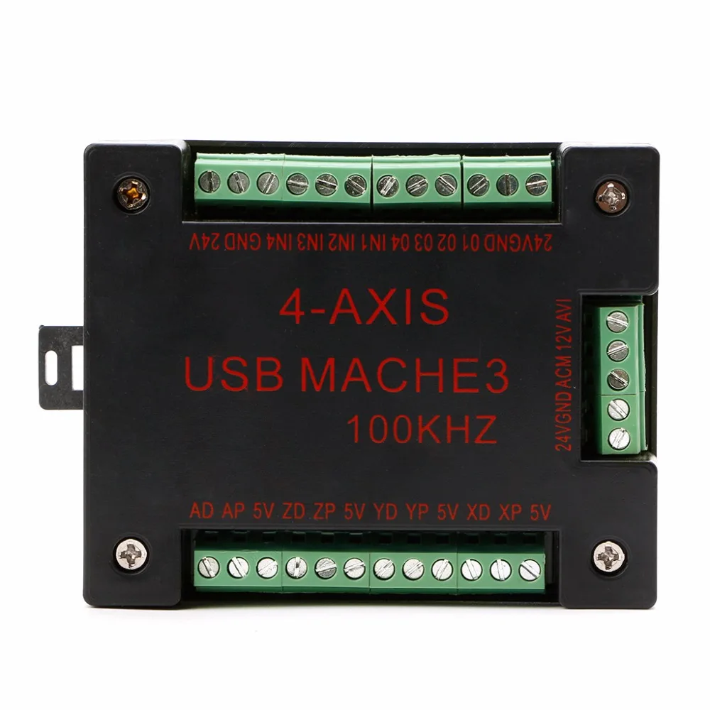 CNC USB MACH3 100 кГц Breakout совета 4 Ось Интерфейс драйвер движения новый контроллер 2018