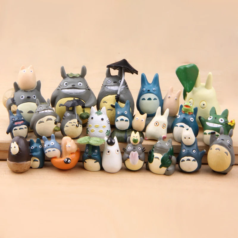 

16 Style Kids Toys Totoro Figure DIY My Neighbor Totoro PVC Action Figure Collection Model Toy Micro Landscape for Children Gift